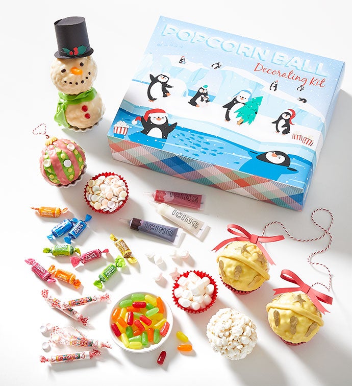 Winter Fun Popcorn Ball Decorating Kit